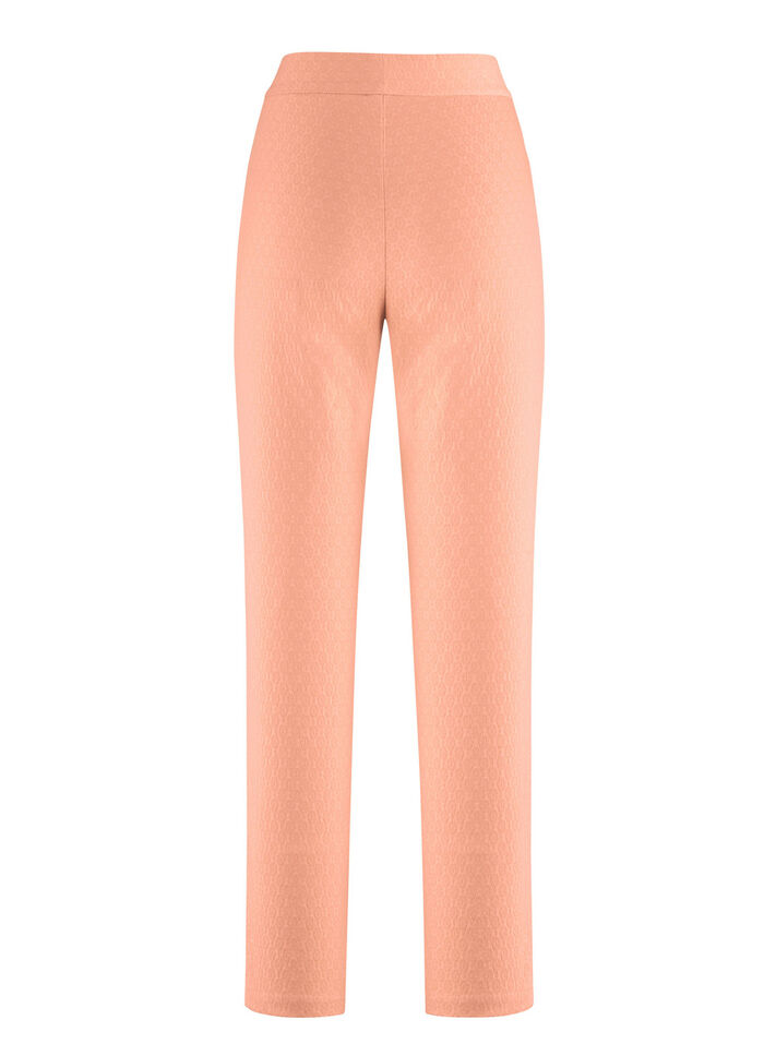 Knöchellange Hose in bequemer Schlupfform APRICOT