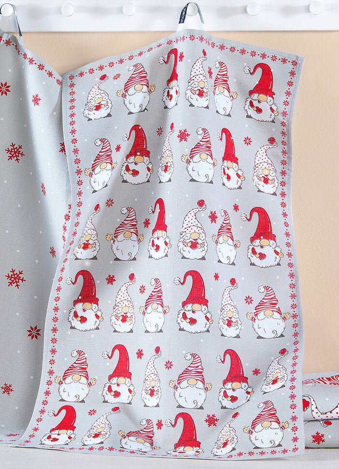 Geschirrt&uuml;cher mit Wichtelmotiv, 3er-Set 