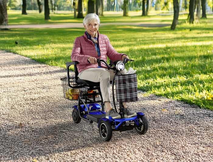 4-Rad-Roller von Antar BLAU