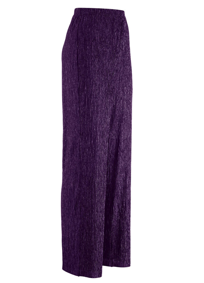 Edel schimmernde Hose BEERE