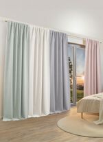 Verdunkelungsschal mit Multifunktionsband GRAU