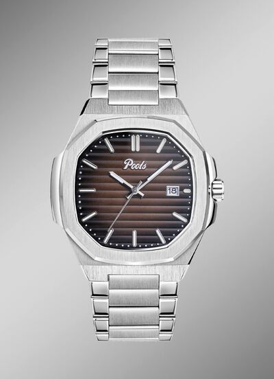 Quartz-Herrenuhr aus Edelstahl 