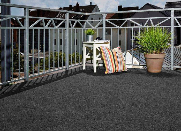 Robuster Kunstrasenteppich ANTHRAZIT