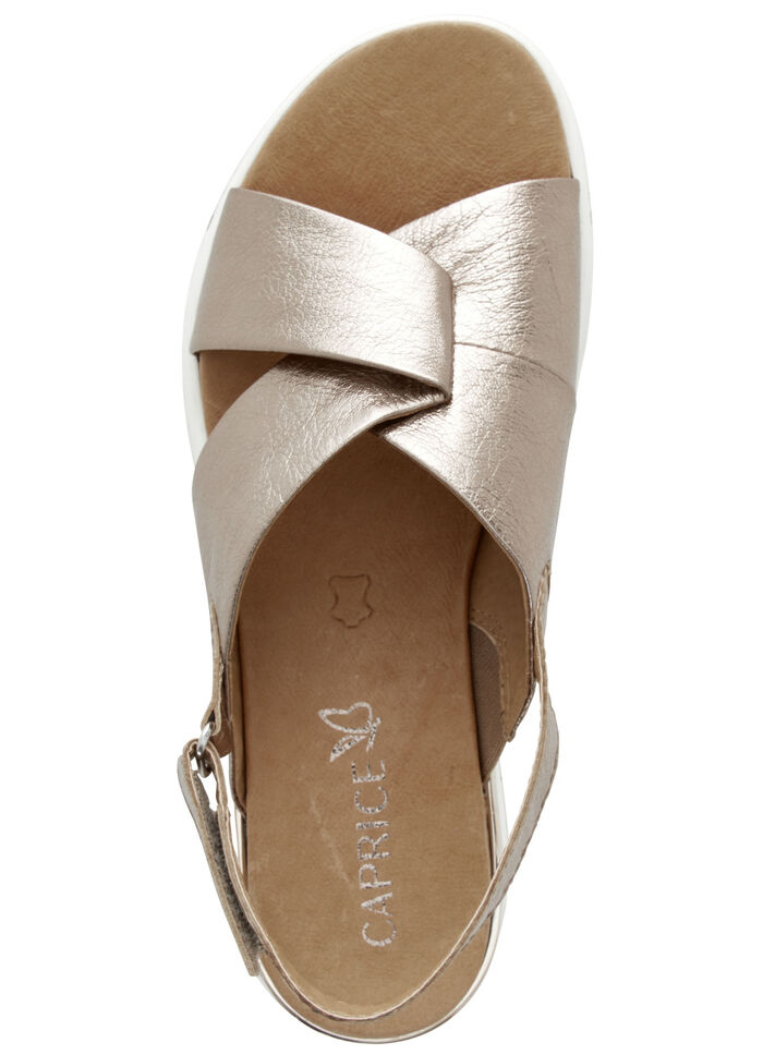 Caprice Sandale aus Nappaleder BRONZE