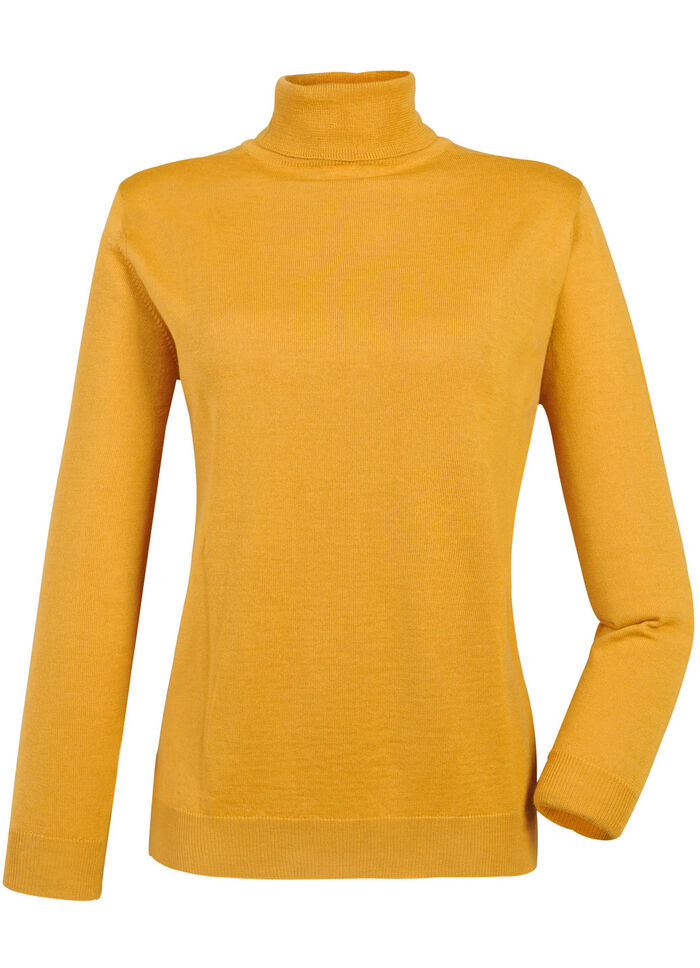 Pullover in Feinstrick MAISGELB