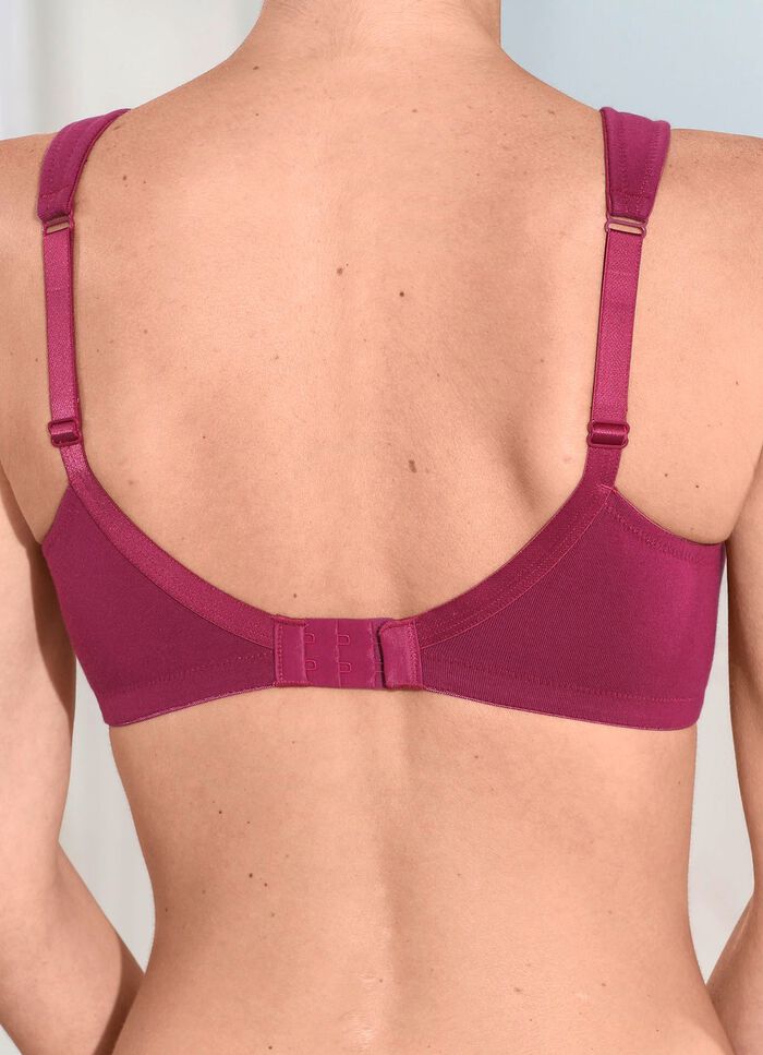 Speidel Zweierpack BH mit vorgeformten Cups 1X BORDEAUX, 1X WEISS