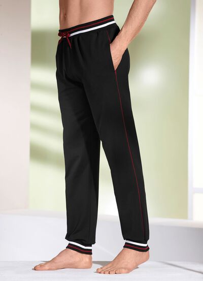 Hose mit Ripp-Bündchen 