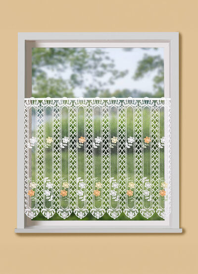 Kurzvorhang in Macram&eacute;-Qualit&auml;t 