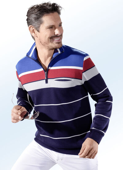 Sweatshirt mit Brusttasche 