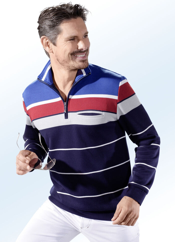Sweatshirt mit Brusttasche 