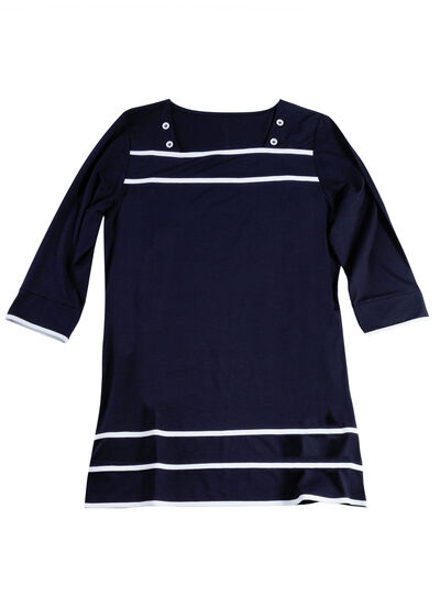 Longshirt mit Karree-Ausschnitt in 3 Farben 