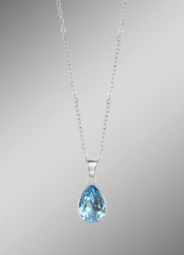 Anh&auml;nger mit Swarovski&reg;-Kristall und Ankerkette 