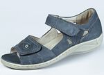 Waldläufer Sandale mit komfortablem Klettverschluss JEANSBLAU