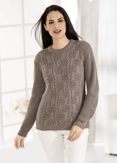Pullover in Strickmix 