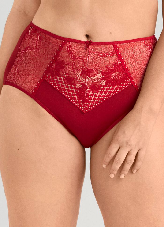 Miss Mary Miederslip mit unterlegter Elastikspitze 