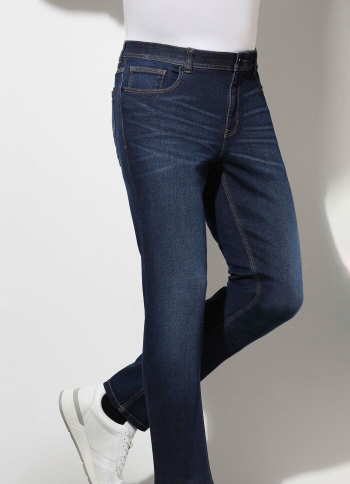 Jeans von &laquo;Redpoint&raquo; mit Dehnbund in 4 Farben DUNKELJEANS