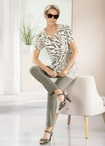 Longshirt mit dezenter Kräuselung 
