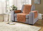 Sessel- und Sofaschoner mit Anti-Rutsch-Beschichtung BRONZE