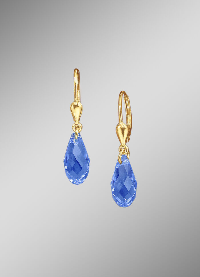 Ohrringe mit «Swarovski»-Tropfen 