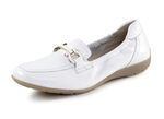 ELENA EDEN Slipper mit Metallschmuck WEISS