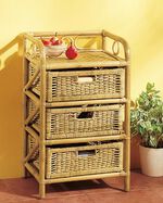 Regal mit Gestell aus Rattan 4 Ausf&uuml;hrungen 