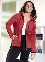 Fleecejacke von «LPO» HELLROT