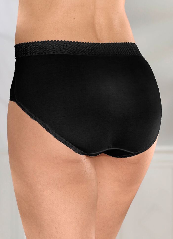 Sechserpack Slips mit elastischen Beinabschl&uuml;ssen 