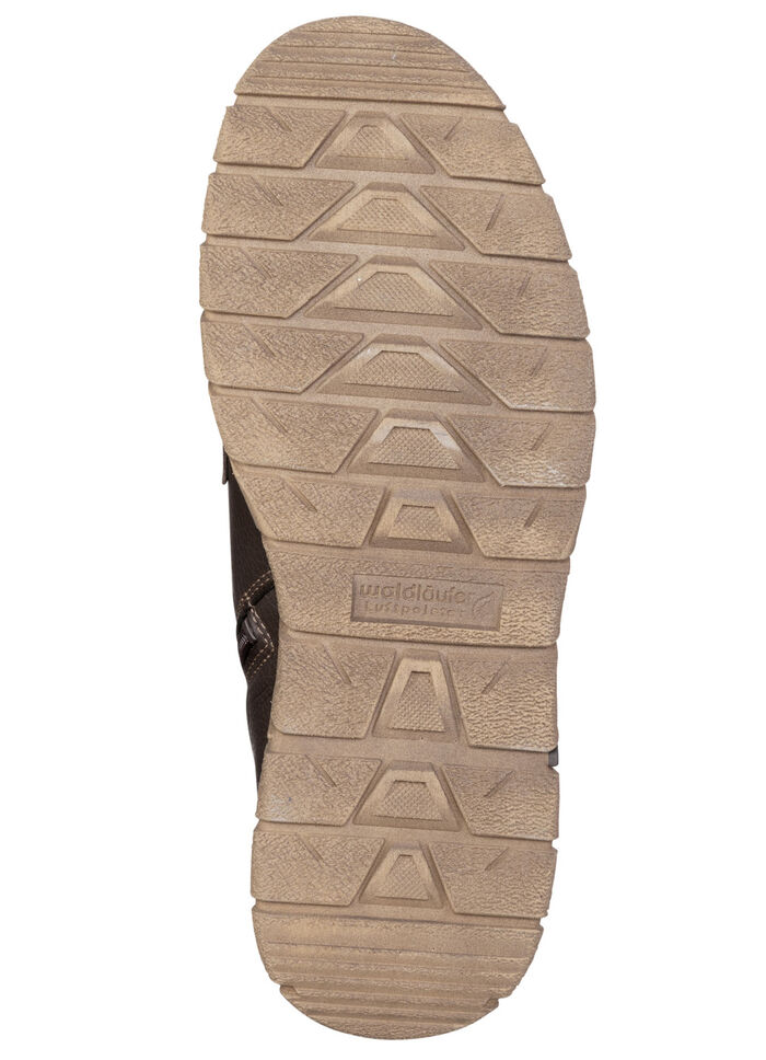 Waldläufer, gefütterte Herren-Boots, Winterschuhe, Weite H, mit Lammfell MOKKA