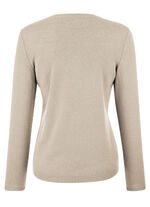 Pullover mit Kaschmir  BEIGE