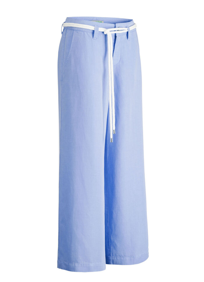 Culotte mit angesagtem Kordelg&uuml;rtel AZURBLAU