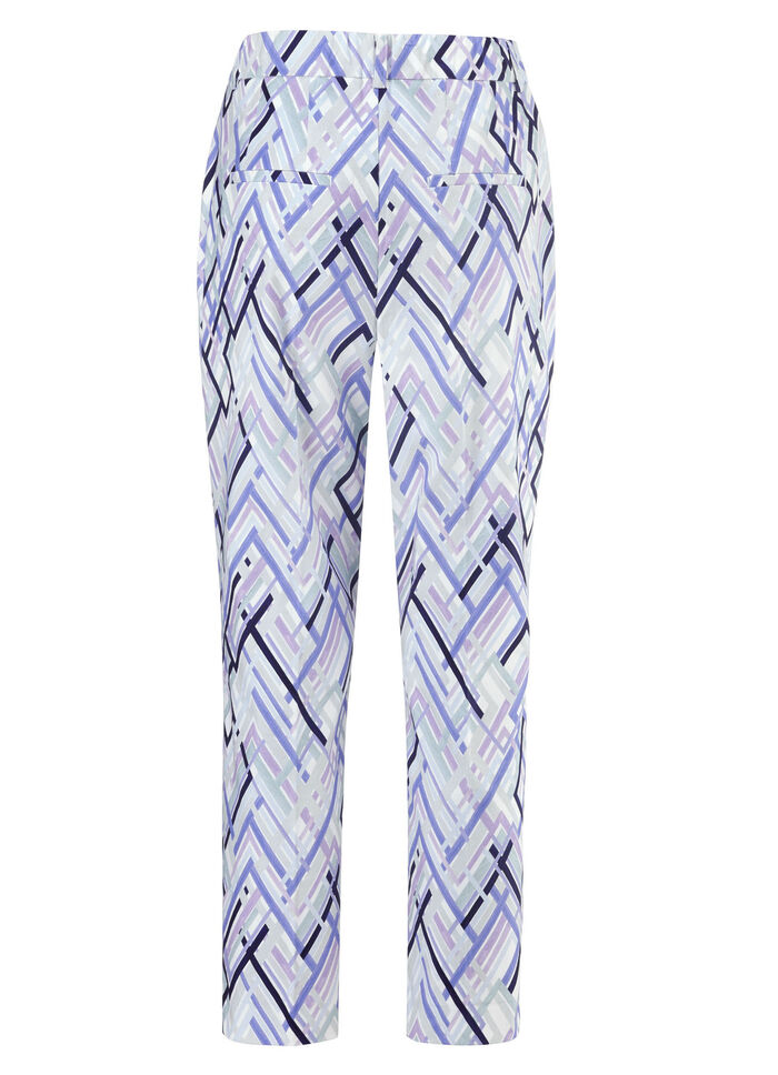 Hose in 7/8-L&auml;nge mit aktueller Dessinierung 