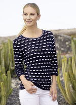 Pullover in Mustermix 