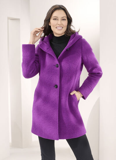 Longjacke mit Knopfleiste 