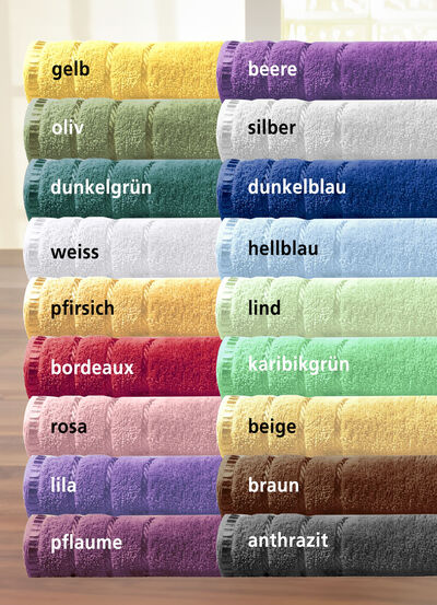 Weiche Walkfrottier-Handtücher aus dichtem Schlingenflor 