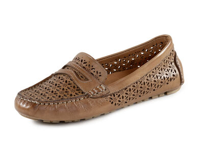 Gemini Slipper aus schattiertem Nappaleder 