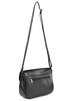 Laurina, Tasche, Damen, mit verstellbarem Umh&auml;ngeriemen SCHWARZ