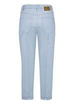 Caprihose in 4-Pocket-Form HELLBLAU