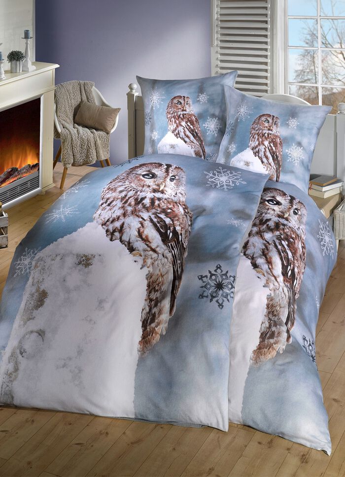 Renforc&eacute; Bettw&auml;sche-Garnitur mit Reissverschluss 