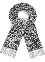 Schal mit Raubtierfell-Dessin 