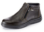 GINO GALANTE, atmungsaktive Herren-Boots, Winterschuhe, mit Reißverschluss MOKKA