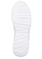 Sportlicher Damen-Sabot, mit herausnehmbarem Fussbett WEISS