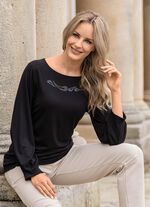 Shirt mit raffinierten Faltenabschl&uuml;ssen 