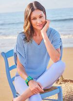 Pullover mit schimmerndem Glanz 