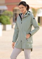 Funktions-Kurzmantel mit fester Kapuze 