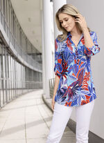 Tunika mit Floraldessin 