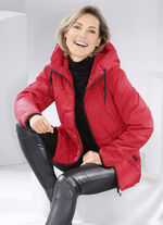 Jacke mit verlängertem Rückteil FEUERROT