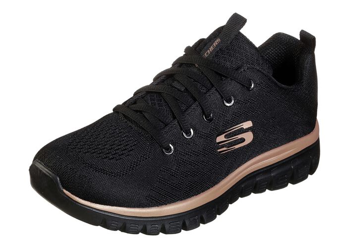 SKECHERS, sportliche Damen-Sneaker, aus Mesh-Material 