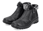 Rieker, gefütterte Damen-Boots, Winterschuhe, mit Reißverschluss SCHWARZ