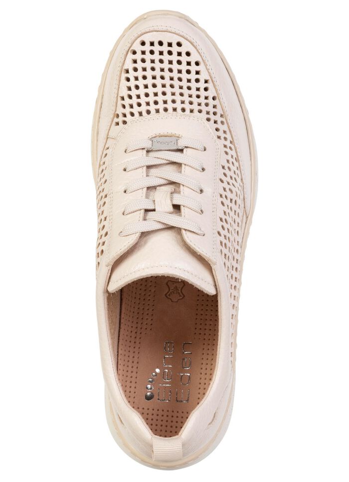 ELENA EDEN, sommerliche Damen-Sneaker, Weite H, mit herausnehmbarem Fussbett BEIGE