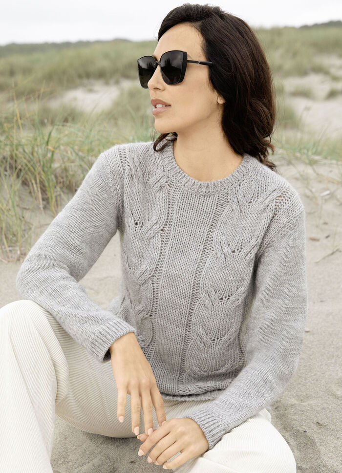 Pullover mit Alpaka 